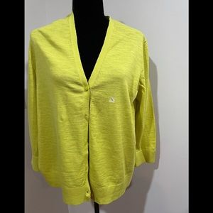 NWT lime Ann Taylor cardigan